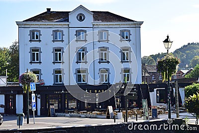 Coo, Belgium - 10 10 2023: Beautiful hotel in a touristic village Editorial Stock Photo