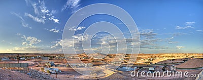 Coober Pedy Mining Town Stock Photo