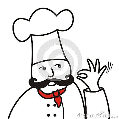 Cook Vector Illustration