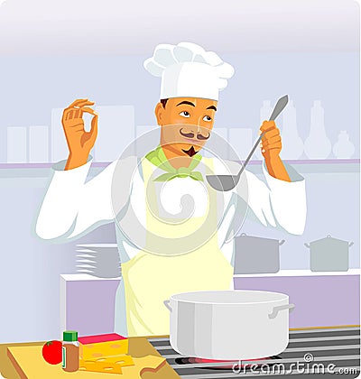 Cook Vector Illustration