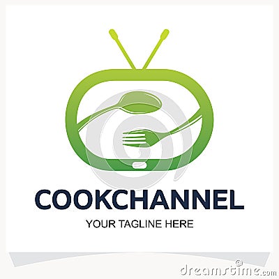 Cook Channel TV Logo Design Template Inspiration Vector Illustration