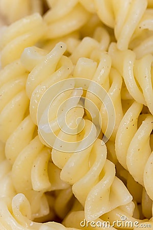 Cooked macaroni food closeup macro Stock Photo