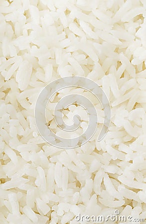 Cooked rice close up Stock Photo