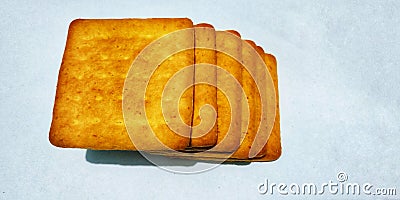 Cookie Biscuit Sandwich Savory Crispy Stock Photo