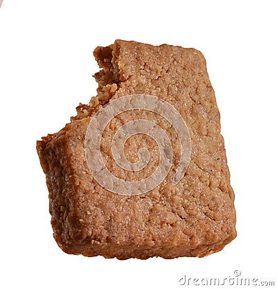 Cookie bite isolated Stock Photo