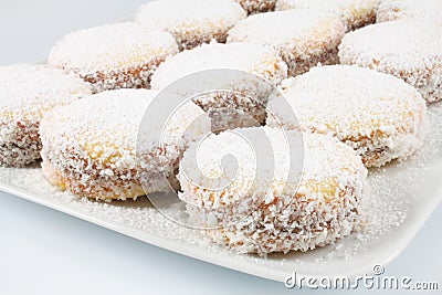 Cookies with dulce de leche Stock Photo