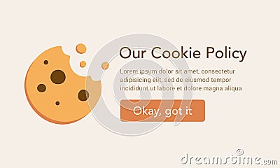 Cookie copy Vector Illustration