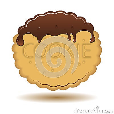 Cookie icon Vector Illustration