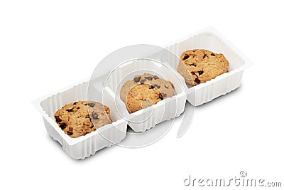 Cookies chocolate chip Stock Photo