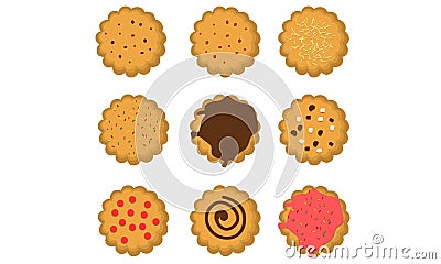 Cookies Vector Illustration