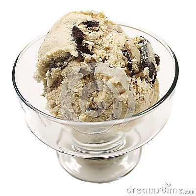 Cookies and cream ice cream Stock Photo