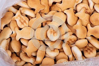 Cookies in fish shape Stock Photo