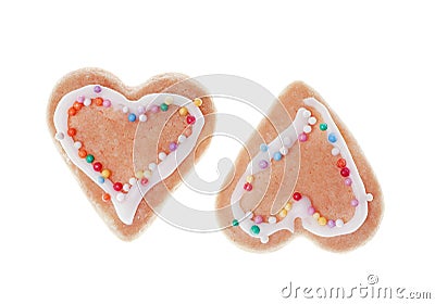 Cookies heart Stock Photo