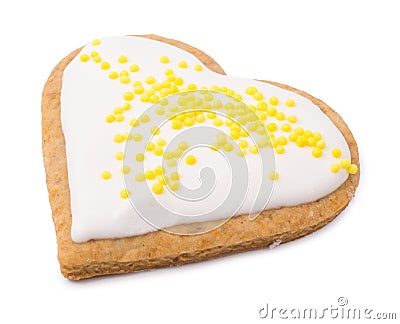 Cookies the heart Stock Photo