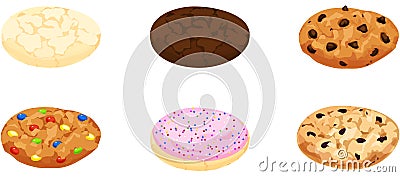 Cookies Vector Illustration