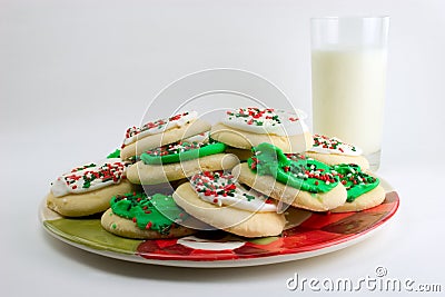 Cookies for Santa Stock Photo