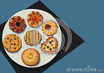 Cookies Vector Illustration