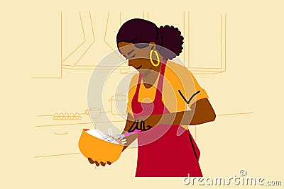 Cooking, baking, hobby, food, preparation concept Vector Illustration