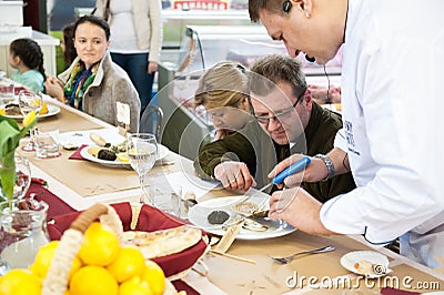 Cooking class Editorial Stock Photo
