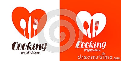 Cooking, cuisine, cookery logo. Restaurant, menu, cafe, diner icon or label. Vector illustration Vector Illustration