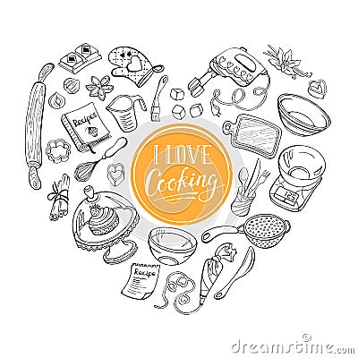Cooking poster Vector Illustration