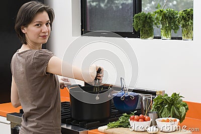 cooking_stir Stock Photo
