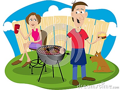 Cookout Vector Illustration