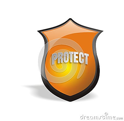 Cool 2.0 Shield Protect Vector Illustration