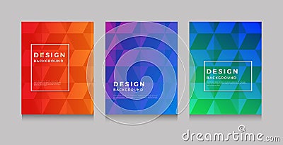 Minimal covers design. Colorful halftone gradients. Future geometric patterns. vector. Vector Illustration