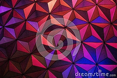 Cool background with colorful geometric shapes Stock Photo