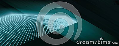 Cool Black Mesh Futuristic Banner Abstract Background Stock Photo