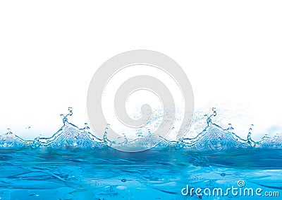 Cool blue and icy background Stock Photo