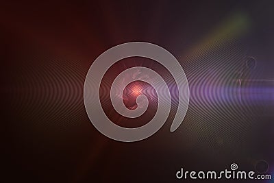 Cool circle background design. abstract lighting Stock Photo