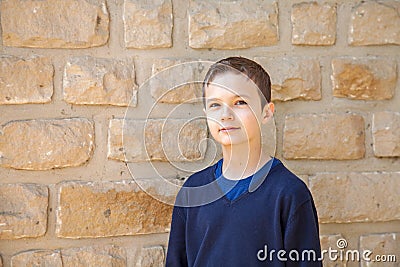 Cool confident boy Stock Photo