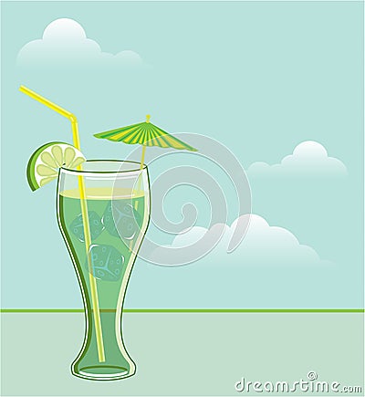 Cool Drink vector Vector Illustration