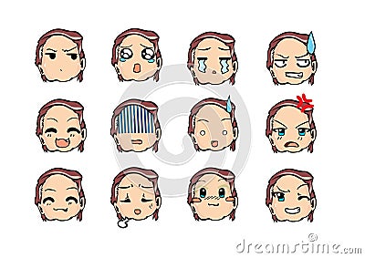 Cool emoticon style Editorial Stock Photo