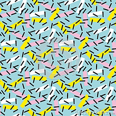 Cool geometry seamless pattern vector illustration Vector Illustration