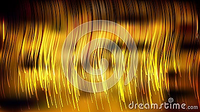 Cool Gold Vertical Wavy Striped Lines Background Stock Photo