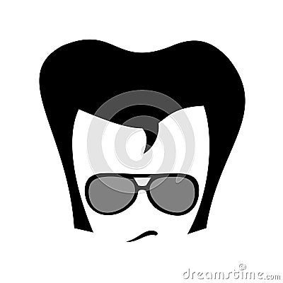 Cool guy Vector Illustration