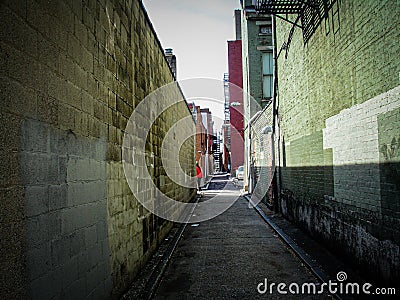 Back alleys Editorial Stock Photo