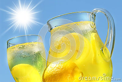 Cool lemonade Stock Photo