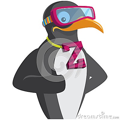 Cool penguin Vector Illustration