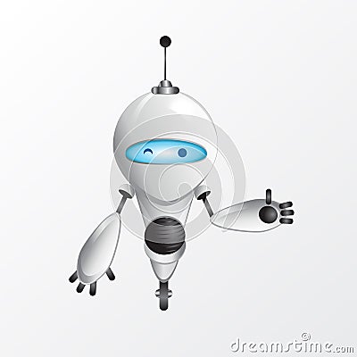 Cool robot illustration Cartoon Illustration