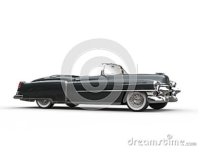 Cool slate grey retro vintage car Stock Photo