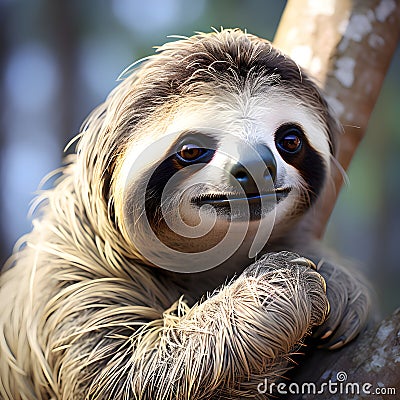 Cool Sloth Stock Photo