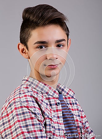 Cool teen portrait Stock Photo