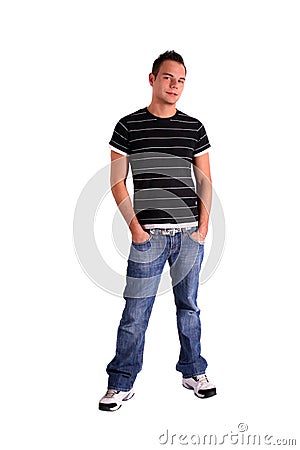 Cool teenager Stock Photo