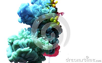 Cool trending screensaver. Colorful fantastic abstract background Stock Photo