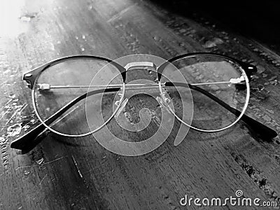 cool white sunglasses pictures Stock Photo