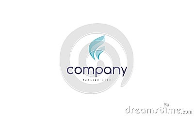 Cool wind logo Vector Illustration